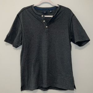 Arrow Gray Short Sleeved Henley